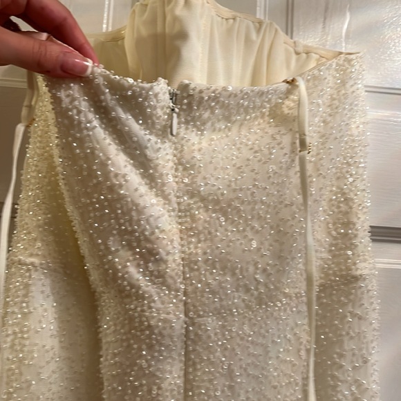 NEW Oh Polly embellished white corset gown - Picture 11 of 12